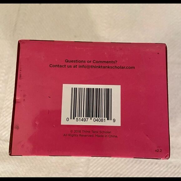 Think Tank Scholar 173 Multiplication Flash Cards | All Facts 0-12 Color Coded. - Picture 6 of 8